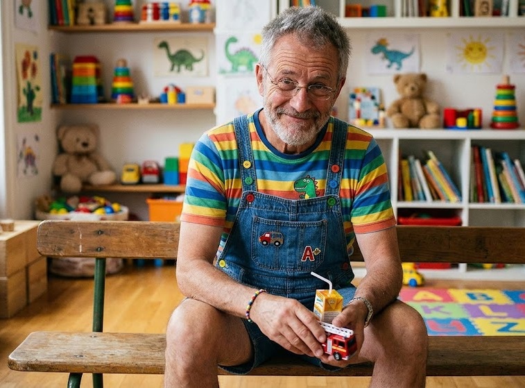 Un enfant de 55 ans